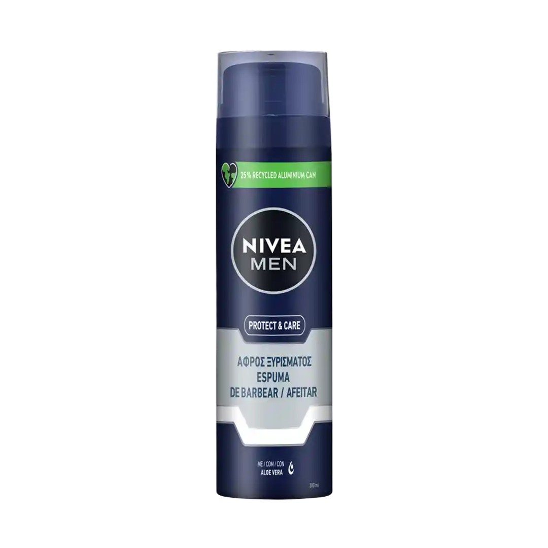 NIVEA MEN ΑΦΡΟΣ ΞΥΡΙΣΜΑΤΟΣ PROTECT & CARE 200ML