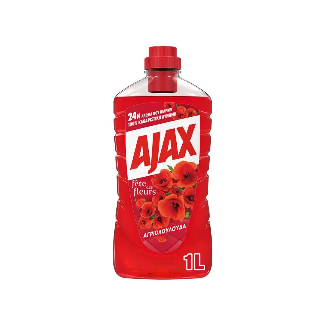 AJAX ΥΓΡΟ ΚΑΘ/ΚΟ ΓΙΟΡΤΗ ΛΟΥΛΟΥΔΙΩΝ ΑΓΡΙΟΛΟΥΛΟΥΔΑ 1L