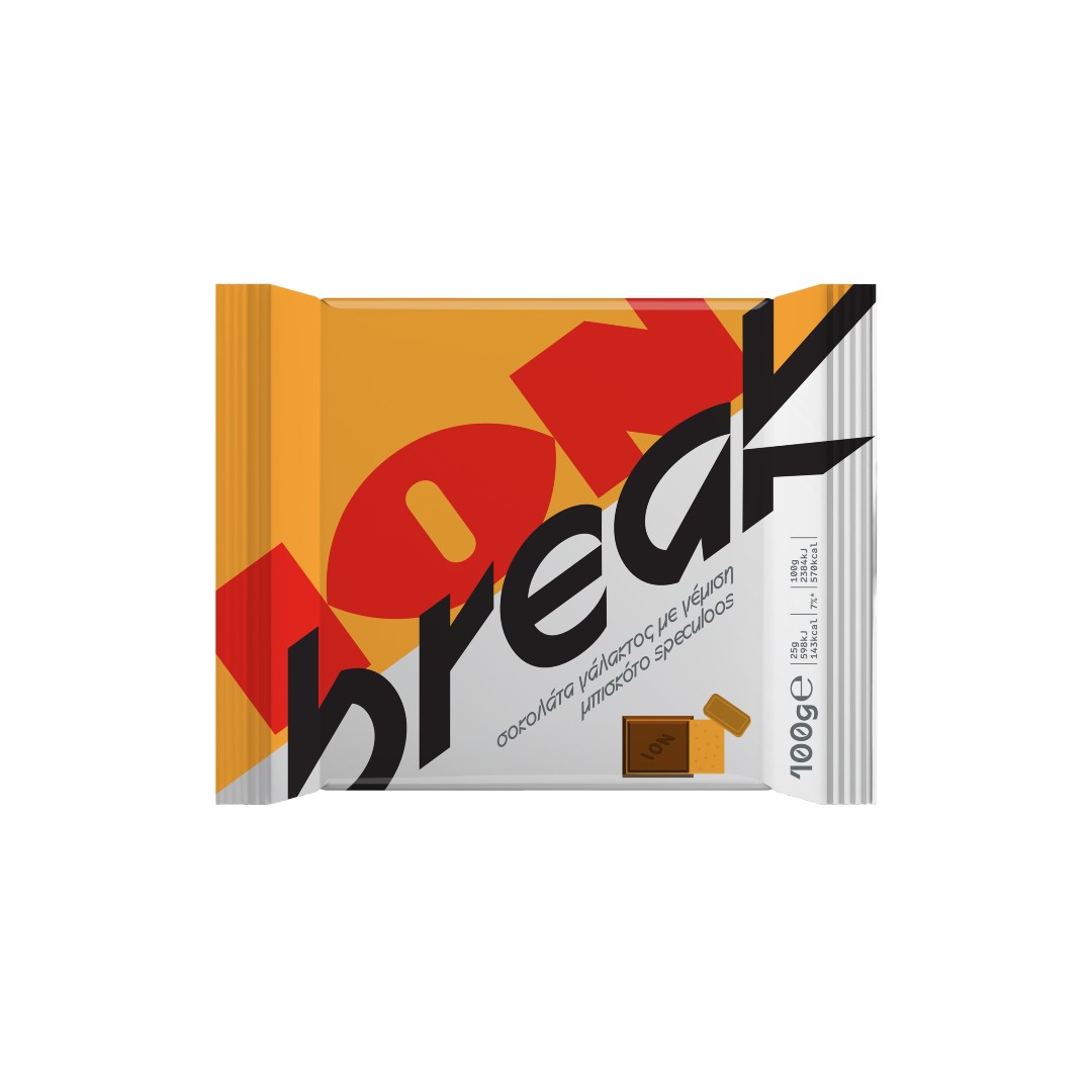 ION BREAK ΣΟΚΟΛΑΤΑ SPECULOOS 100ΓΡ