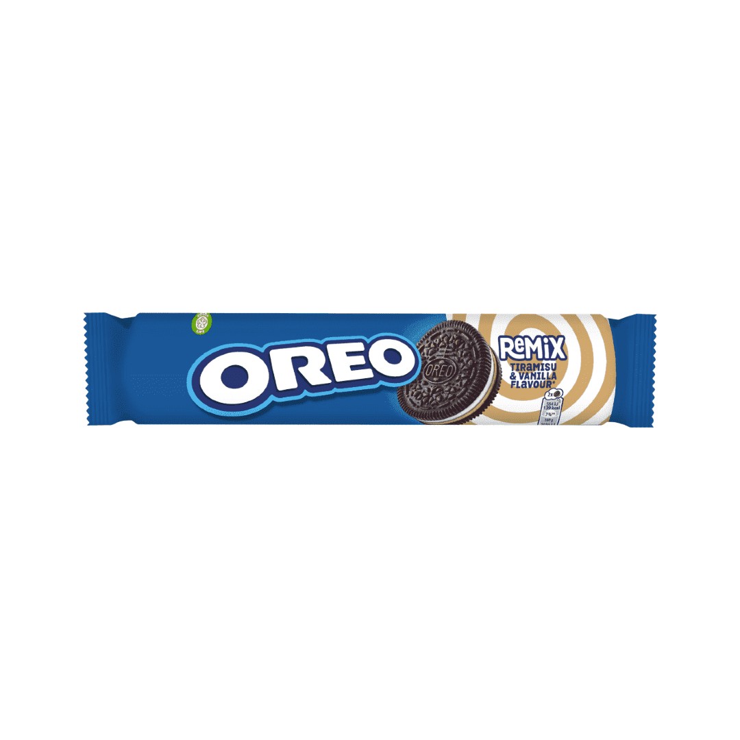 OREO ΜΠΙΣΚΟΤΑ REMIX ΒΑΝΙΛΙΑ ΤΙΡΑΜΙΣΟΥ 157ΓΡ