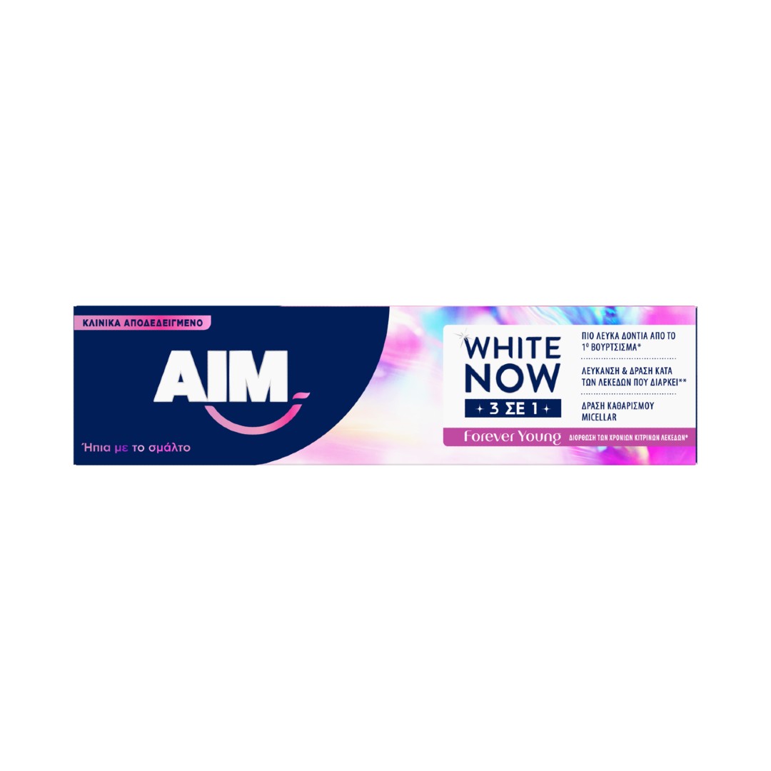 AIM ΟΔ/ΜΑ WHITE NOW 3IN1 FOREVER YOUNG 75ML