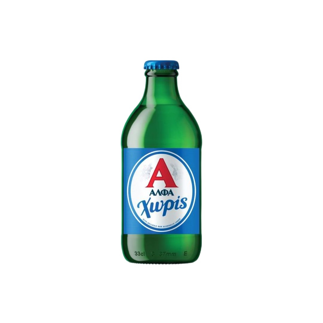 ΑΛΦΑ RETRO ΦΙΑΛΗ ΜΠΥΡΑ ΧΩΡΙΣ ΑΛΚΟΟΛ 330ML