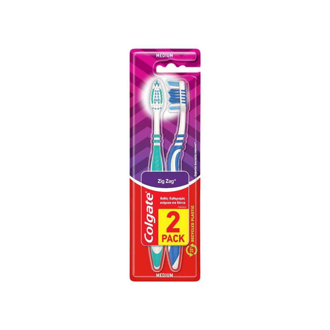COLGATE ΟΔ/ΤΣΑ ZIG ZAG ΔΙΠΛΗ ΣΥΣΚΕΥΑΣΙΑ