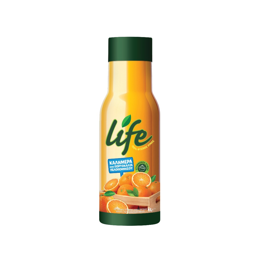 LIFE ΚΑΛΗΜΕΡΑ ΠΟΡΤΟΚΑΛΙ ΜΠΟΥΚ.1L
