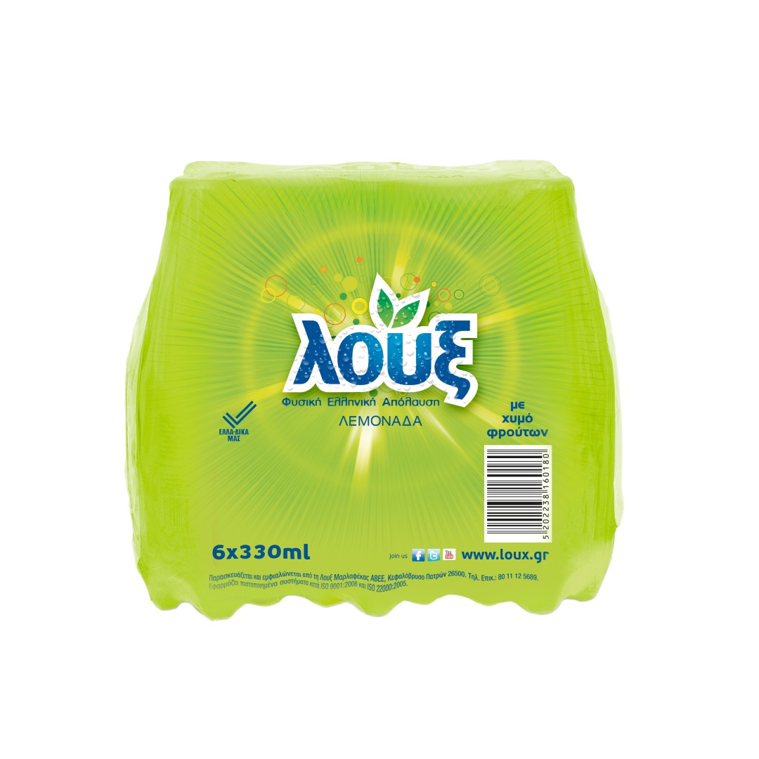 ΛΟΥΞ ΛΕΜΟΝΑΔΑ PET 6*330ML