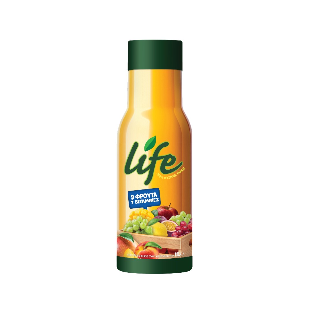 LIFE 9 ΦΡΟΥΤΑ ΜΠΟΥΚΑΛΙ 1L