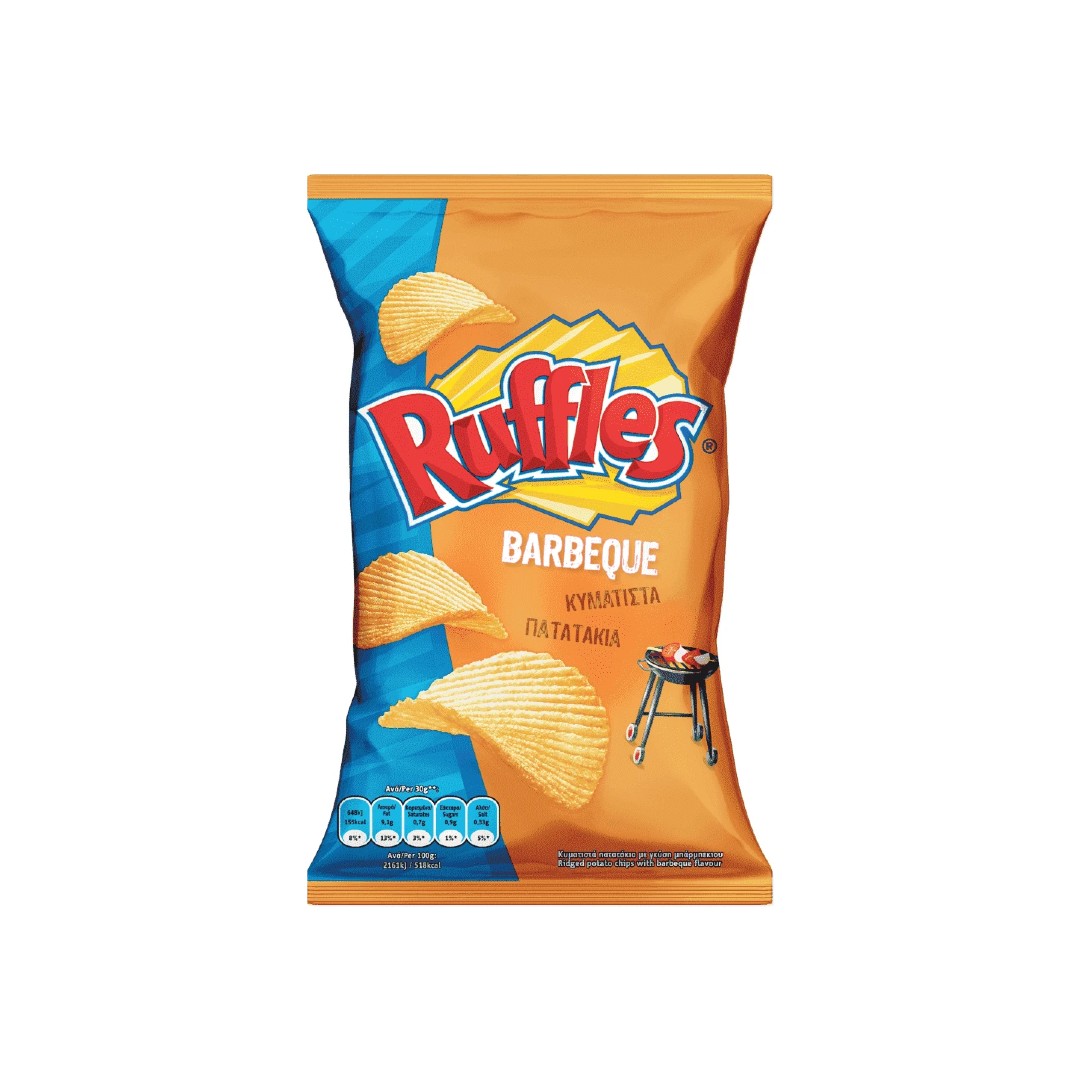RUFFLES CHIPS BBQ 120ΓΡ