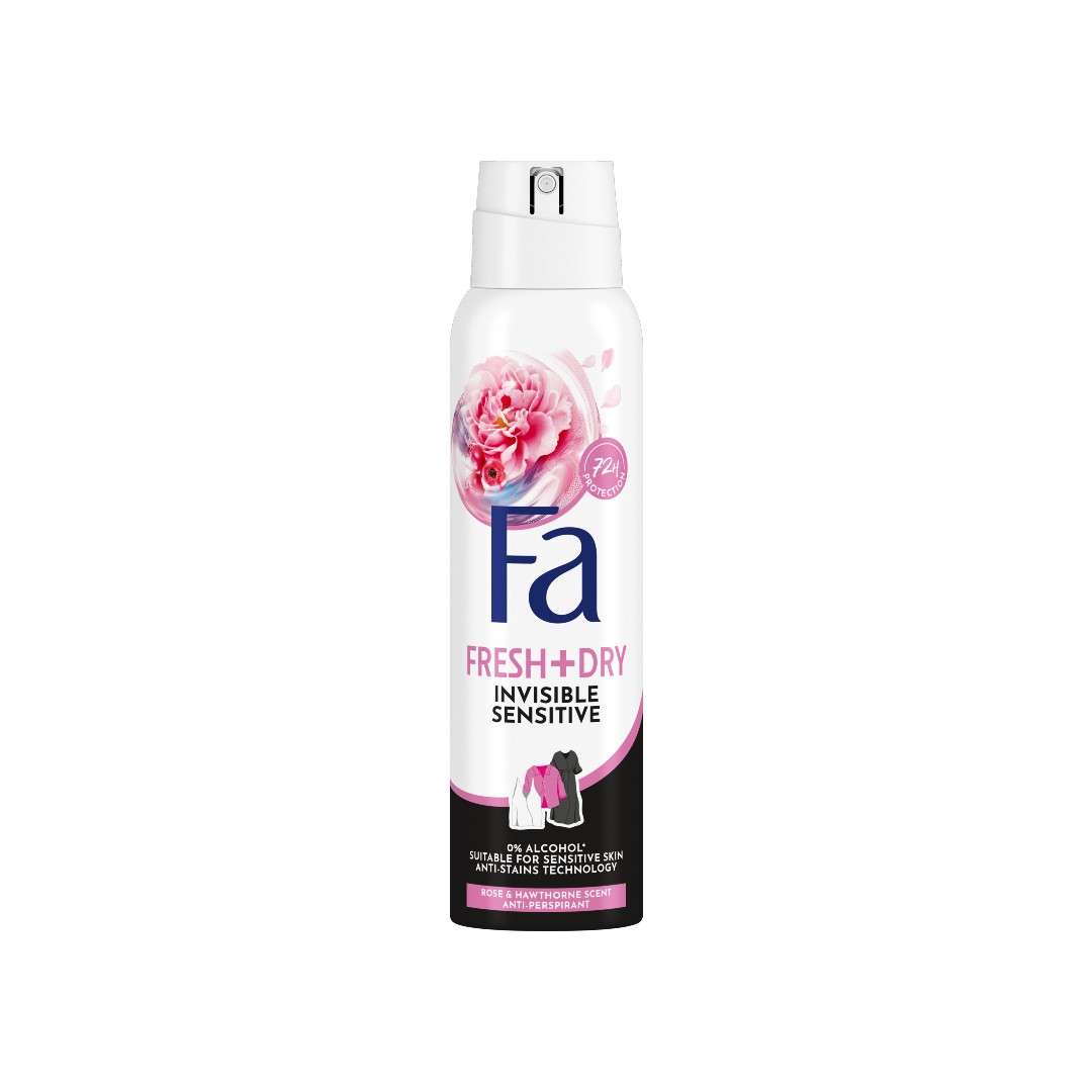FA ΑΠΟΣΜ/ΚΟ SPRAY INVISIBLE SENSITIVE 150ML