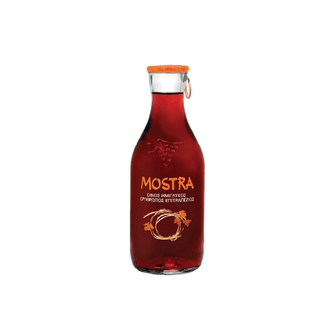 ΚΡΑΣΙ MOSTRA ΡΟΖΕ ΗΜΙΓΛΥΚΟΣ 500ML