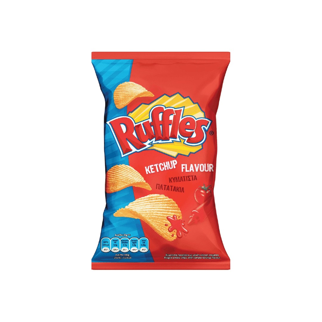 RUFFLES CHIPS KETCHUP 120ΓΡ