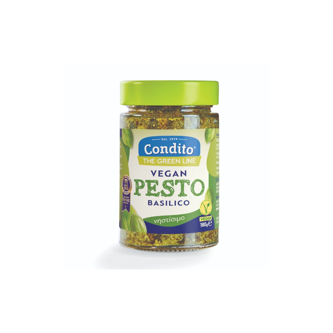 CONDITO VEGAN PESTO BASILICO Χ.ΓΛ. GL 180ΓΡ