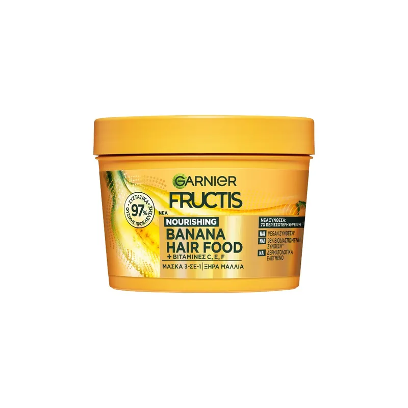 FRUCTIS ΜΑΣΚΑ HAIR FOOD BANANA 400ML