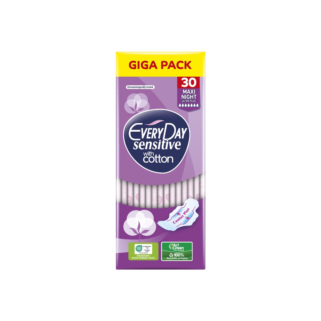 EVERYDAY SENSITIVE GIGAPACK MAXI NIGHT 30T