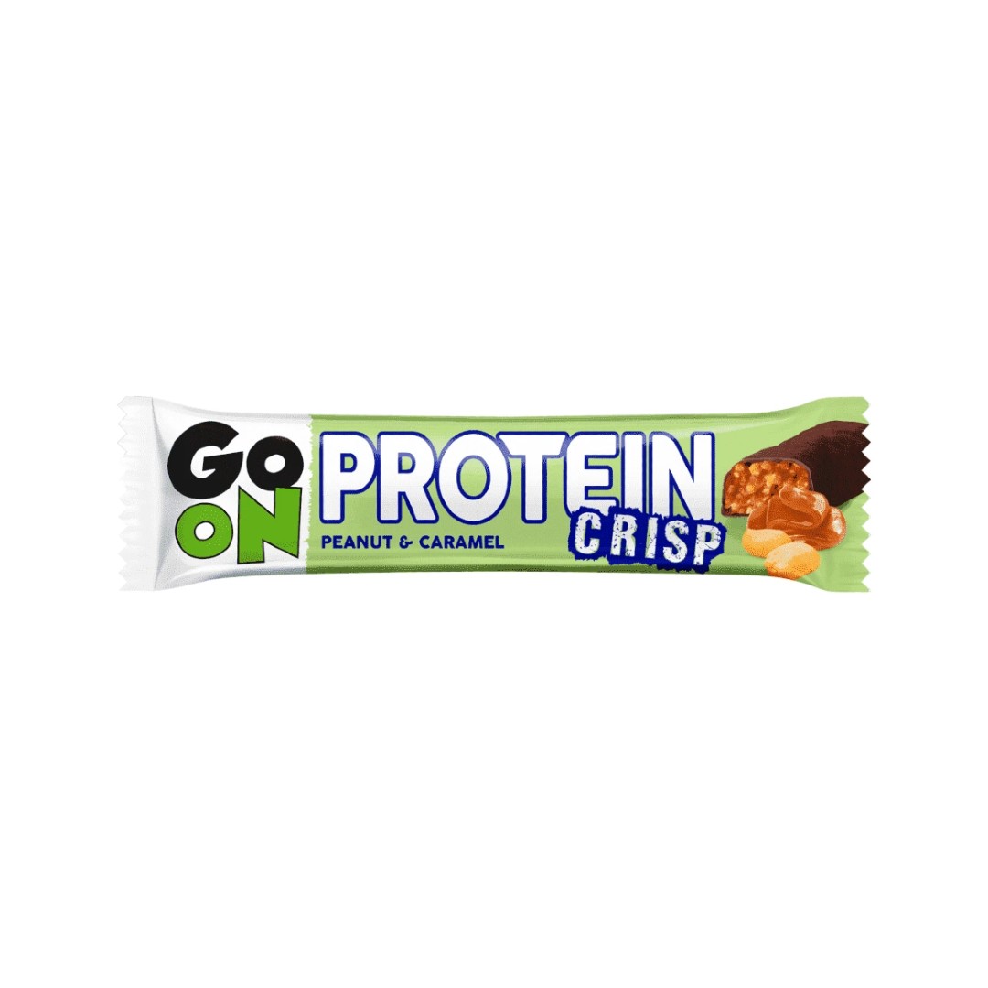GO ON ΜΠΑΡΕΣ ΠΡΩΤΕΙΝΗΣ CRISP PEANUT&CARAMEL 50ΓΡ