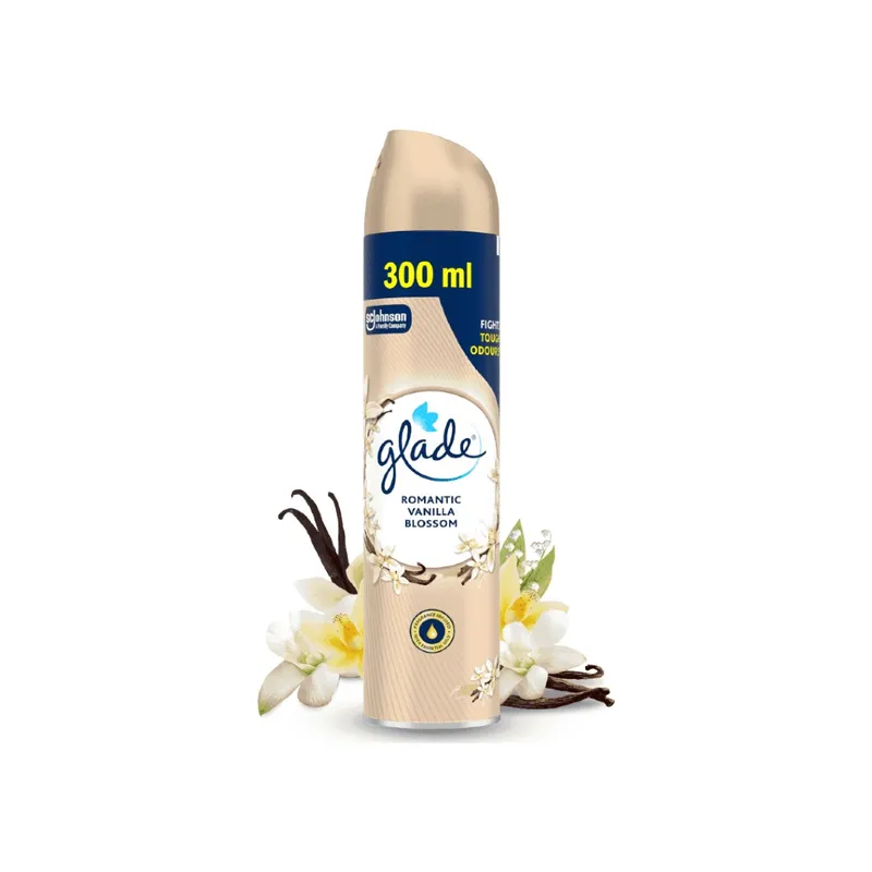 GLADE AEROSOL SHEER VANILLA BLOSSOM 300ML