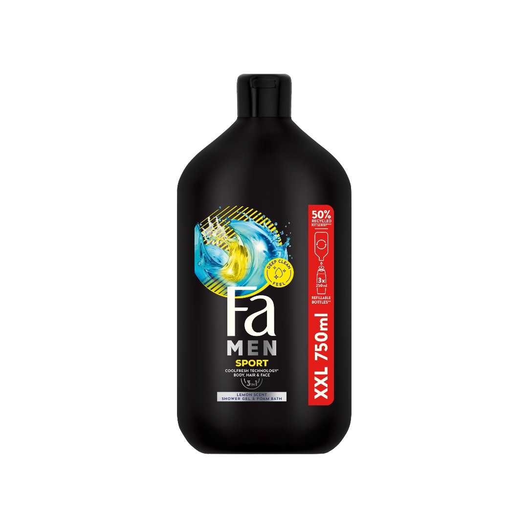 FA ΑΦΡΟΛ. BATH SPORT 750ML