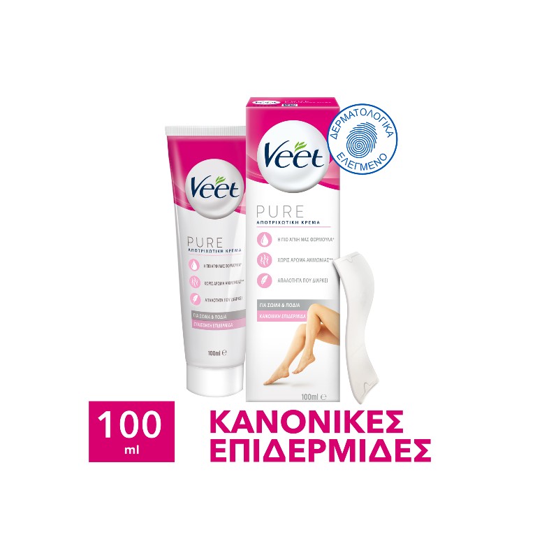 VEET ΑΠΟΤΡΙΧ/ΚΗ ΚΡΕΜΑ ΚΑΝΟΝΙΚΗ ΕΠΙΔΕΡΜΙΔΑ 100ML