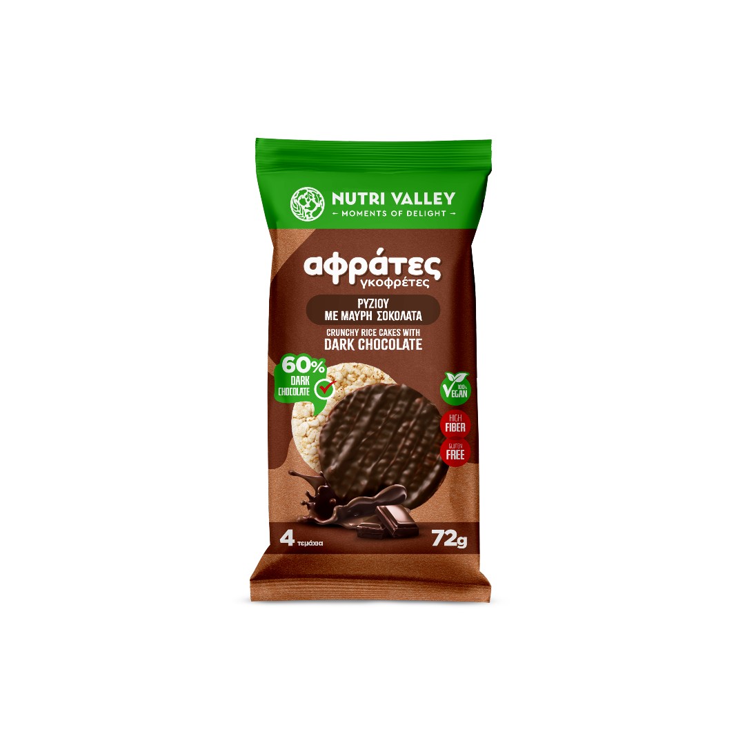NUTRI VALLEY ΡΥΖΟΓΚΟΦΡΕΤΕΣ Μ.ΣΟΚ. 72ΓΡ