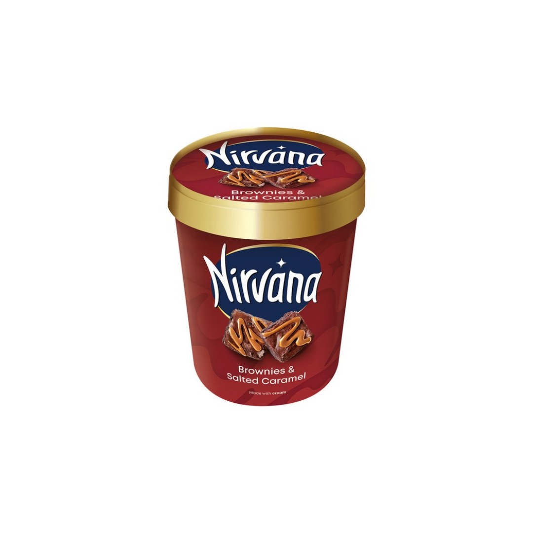 NIRVANA ΠΑΓΩΤΟ BROWNIES & SALTED CARAMEL 302ΓΡ