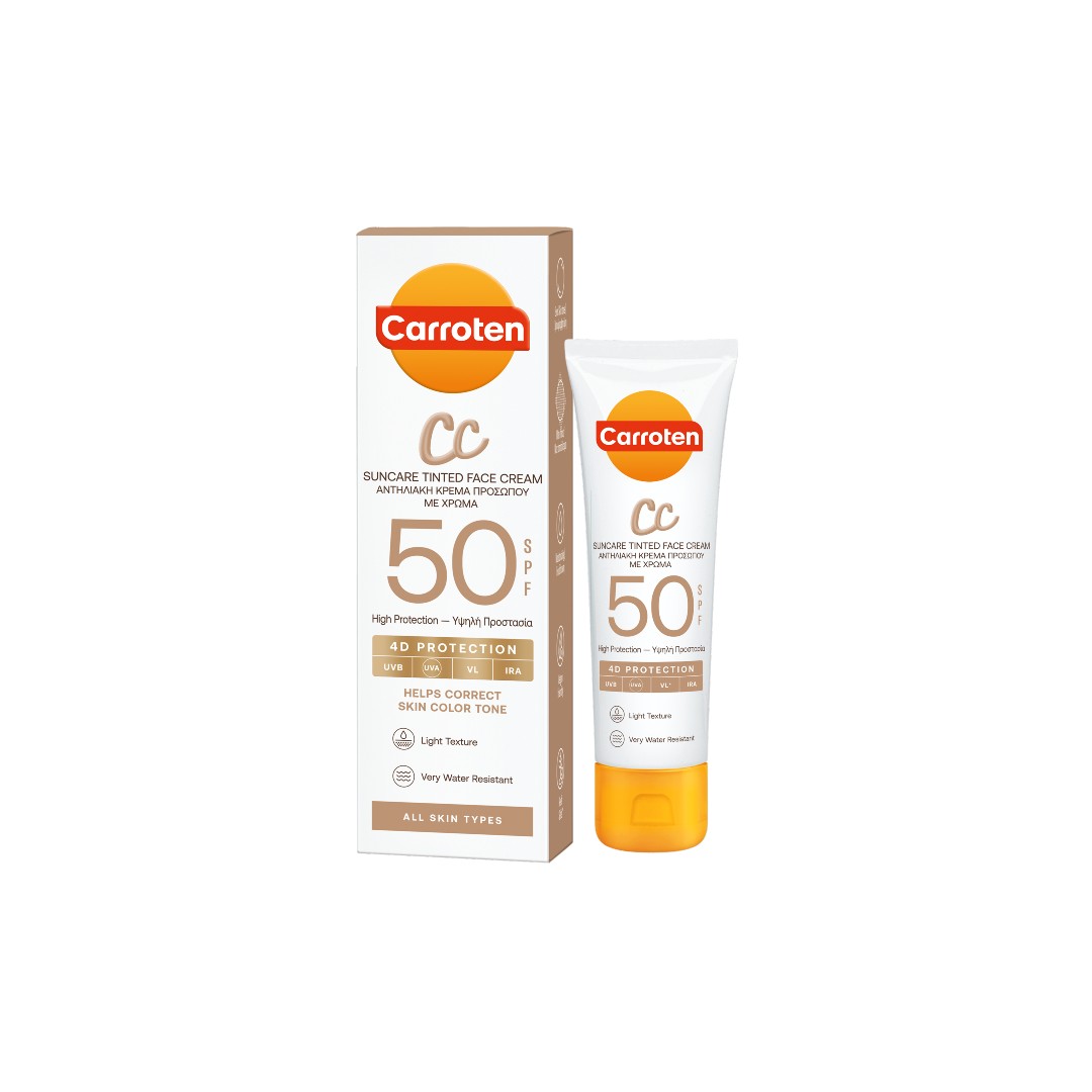 CARROTEN FACE CREAM CC SPF50 50ML
