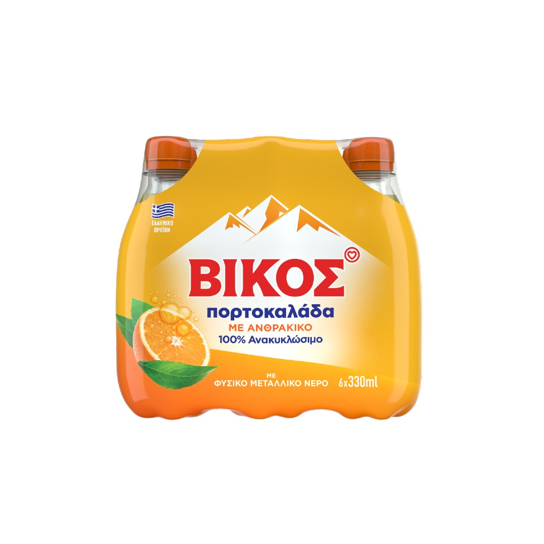 ΒΙΚΟΣ ΠΟΡΤΟΚΑΛΑΔΑ PET 6*330ML