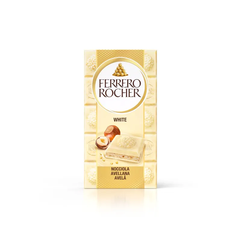 FERRERO ROCHER ΛΕΥΚΗ ΣΟΚΟΛΑΤΑ 90ΓΡ