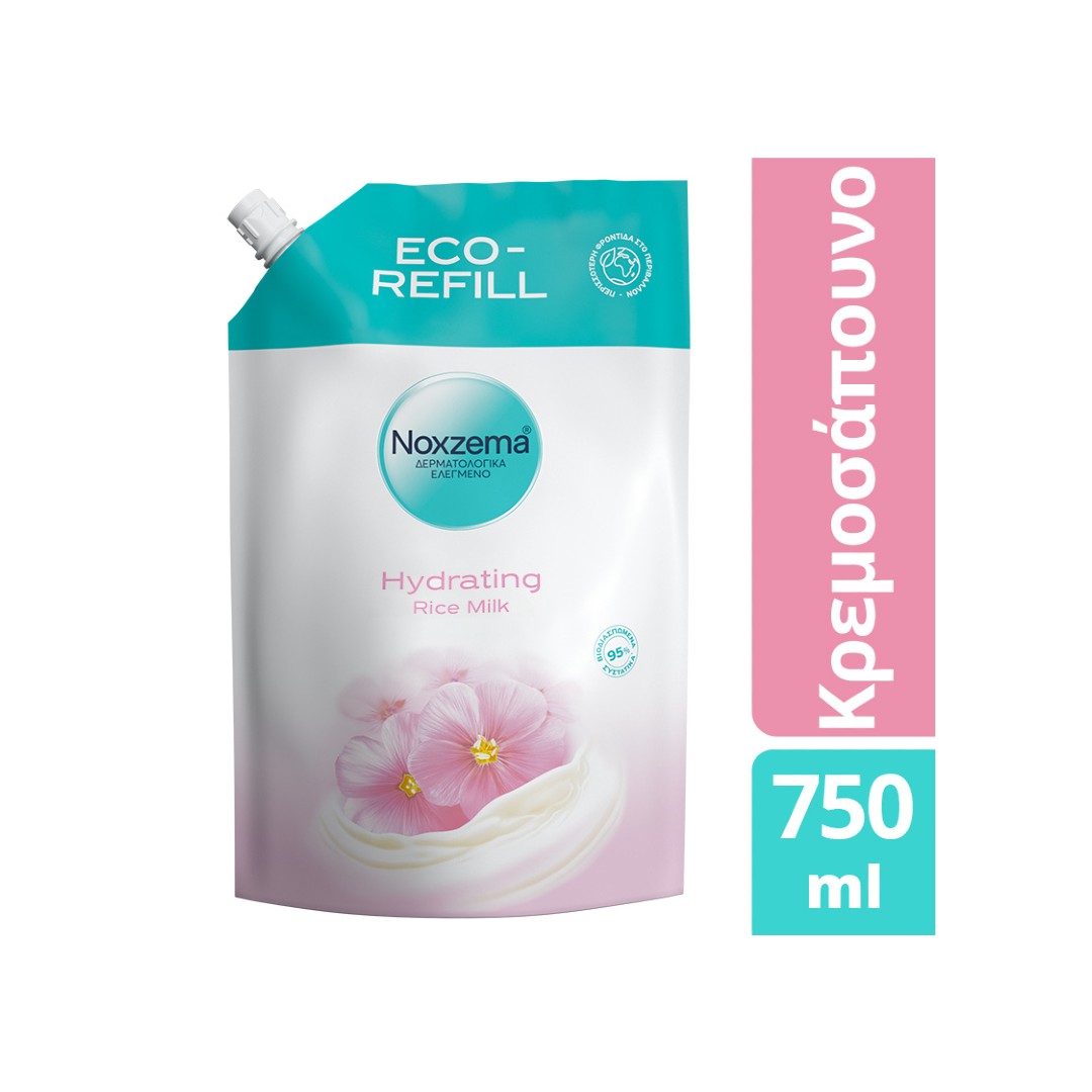 NOXZEMA ΚΡΕΜ/ΝΟ LINS & RICE REFILL 750ML