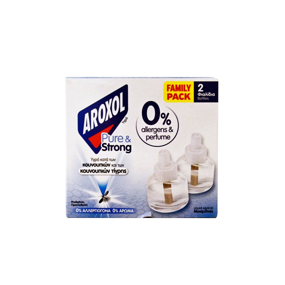 AROXOL ΥΓΡΟ ΑΝΤ/ΚΟ PURE & STRONG 2*25ML