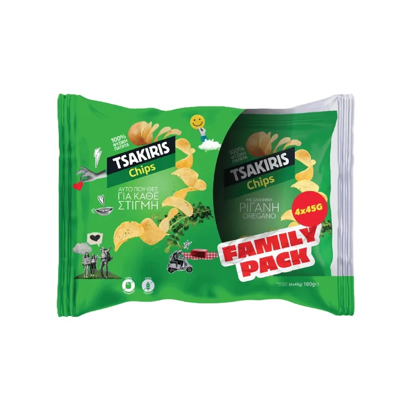 TSAKIRIS OREGANO MULTIPACK 4*45ΓΡ