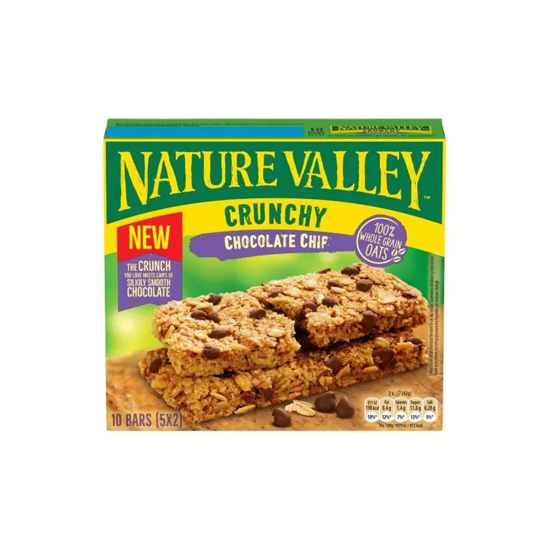 NATURE VALLEY ΜΠΑΡΕΣ CRUNCH CHO.CHIPS 10*42ΓΡ