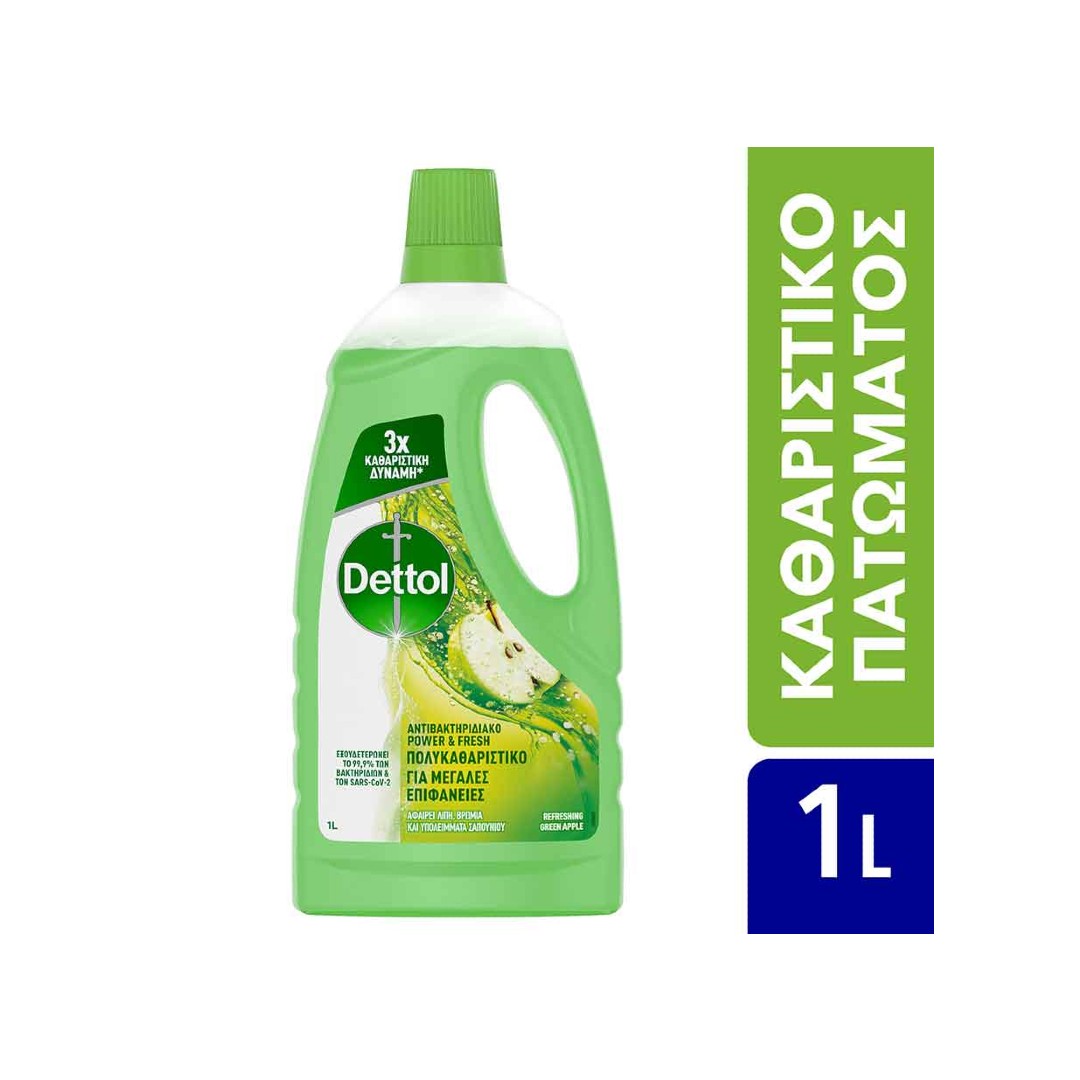 DETTOL ΚΑΘ.ΠΑΤΩΜΑΤΟΣ DILUTED GREEN APPLE 1L