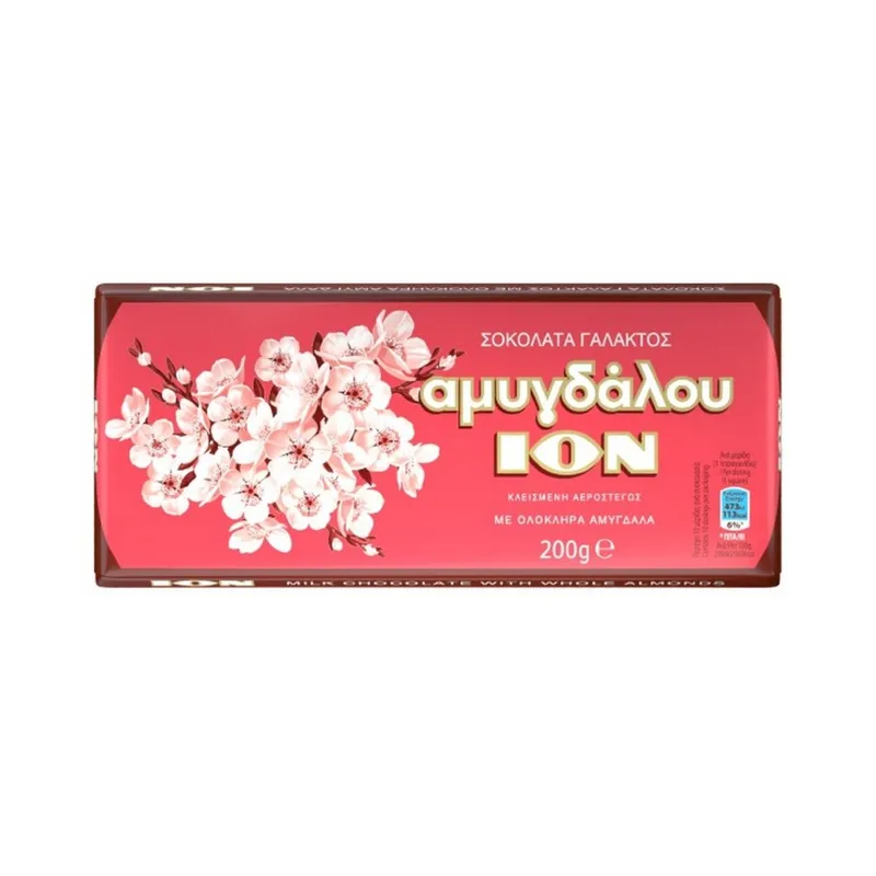 ΙΟΝ ΣΟΚΟΛΑΤΑ ΑΜΥΓΔΑΛΟΥ 200ΓΡ