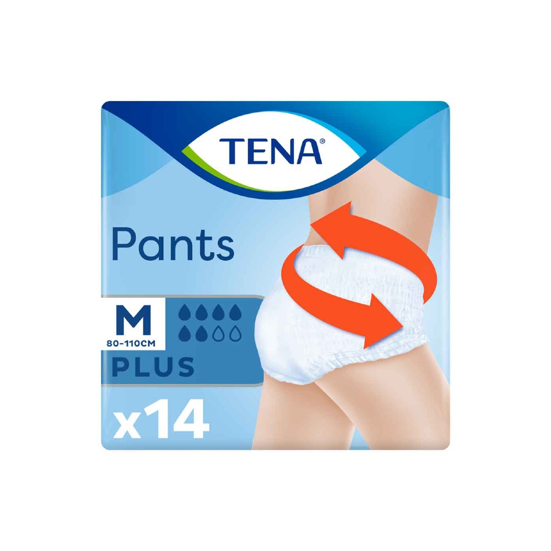 TENA PANTS PLUS NPG MEDIUM ECONOMY 14T