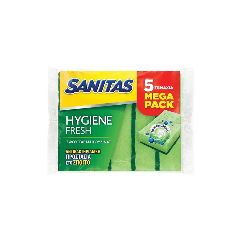 SANITAS ΣΦΟΥΓΓΑΡΑΚΙ ANTIBACTERIAL 5Τ