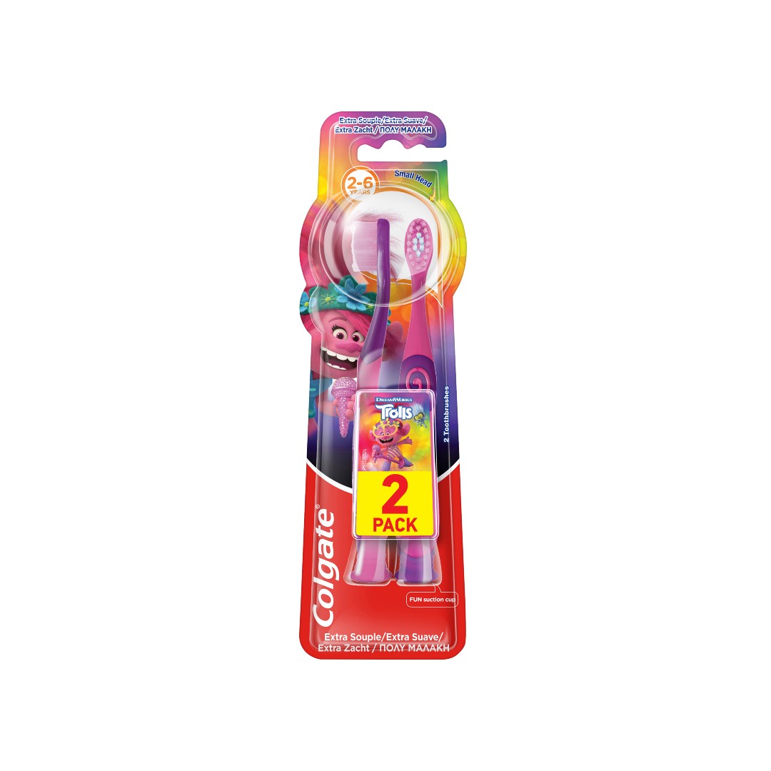 COLGATE ΟΔ/ΤΣΑ ΠΑΙΔΙΚΗ 2-6 ΜΑΛΑΚΗ 2ΠΛΗ ΣΥΣΚ/ΣΙΑ