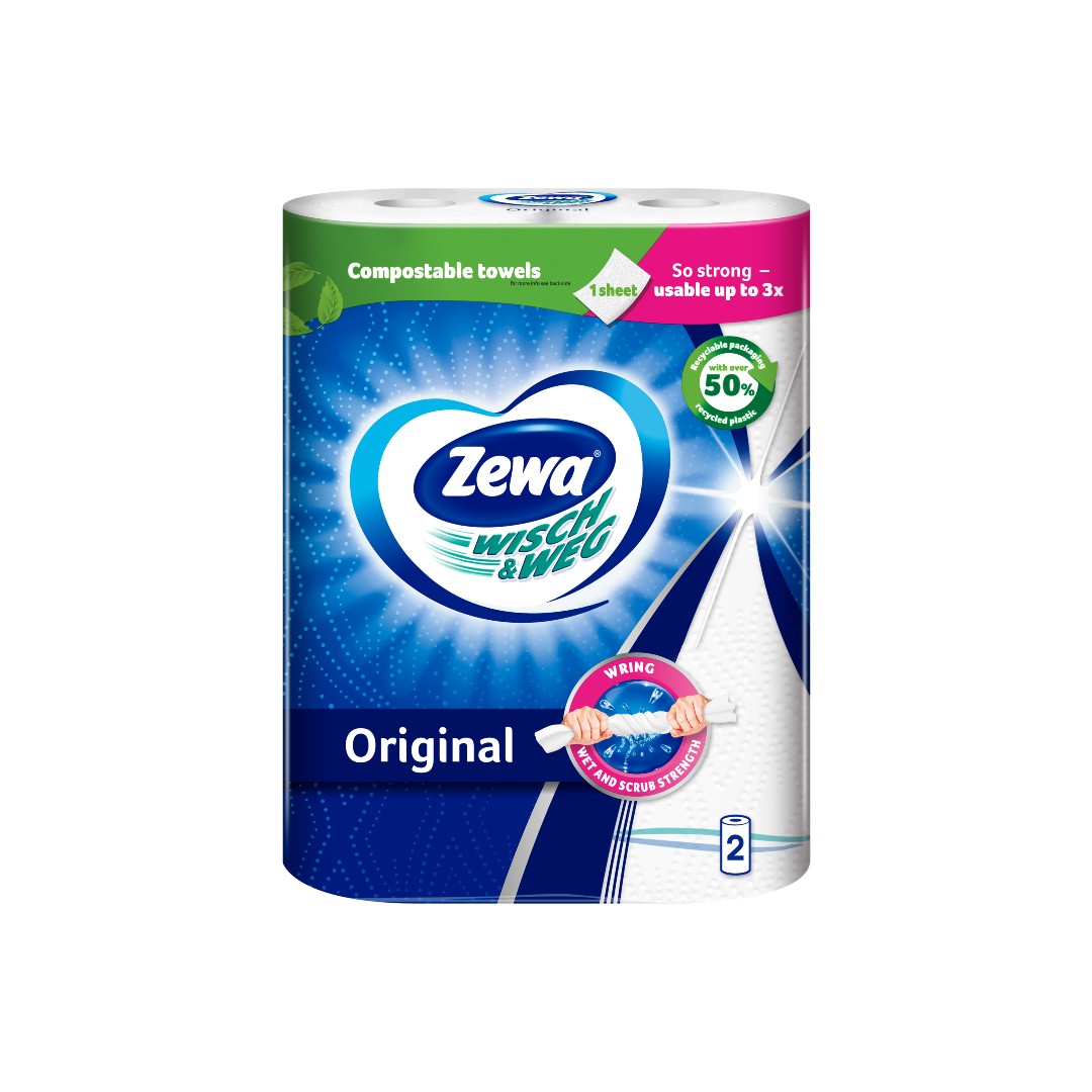 ZEWA ΧΑΡΤΙ ΚΟΥΖΙΝΑΣ W&W ORIGINAL 2ΠΛΟ 220ΓΡ