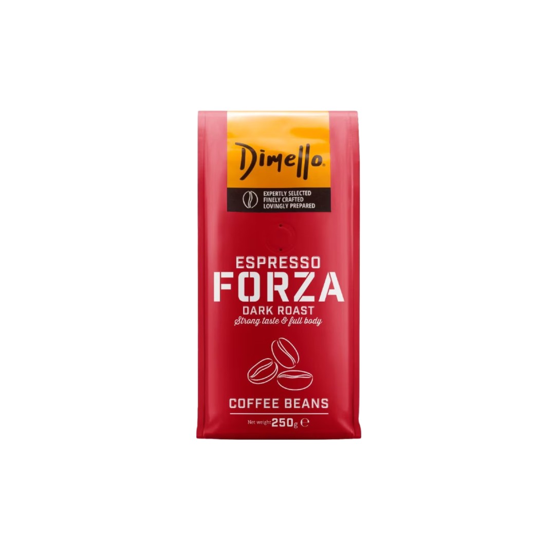 DIMELLO ΚΑΦΕΣ ESPRESSO FORZA BEANS 250ΓΡ