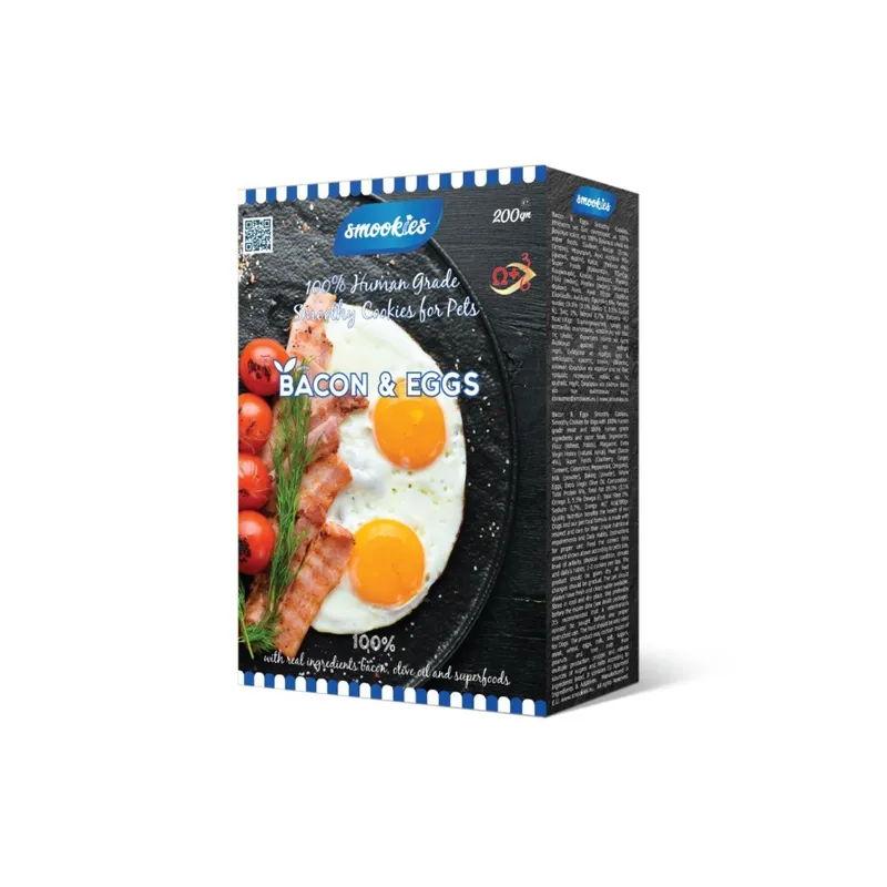 SMOOKIES ΜΠΙΣΚΟΤΑ ΣΚΥΛΟΥ BACON 200ΓΡ