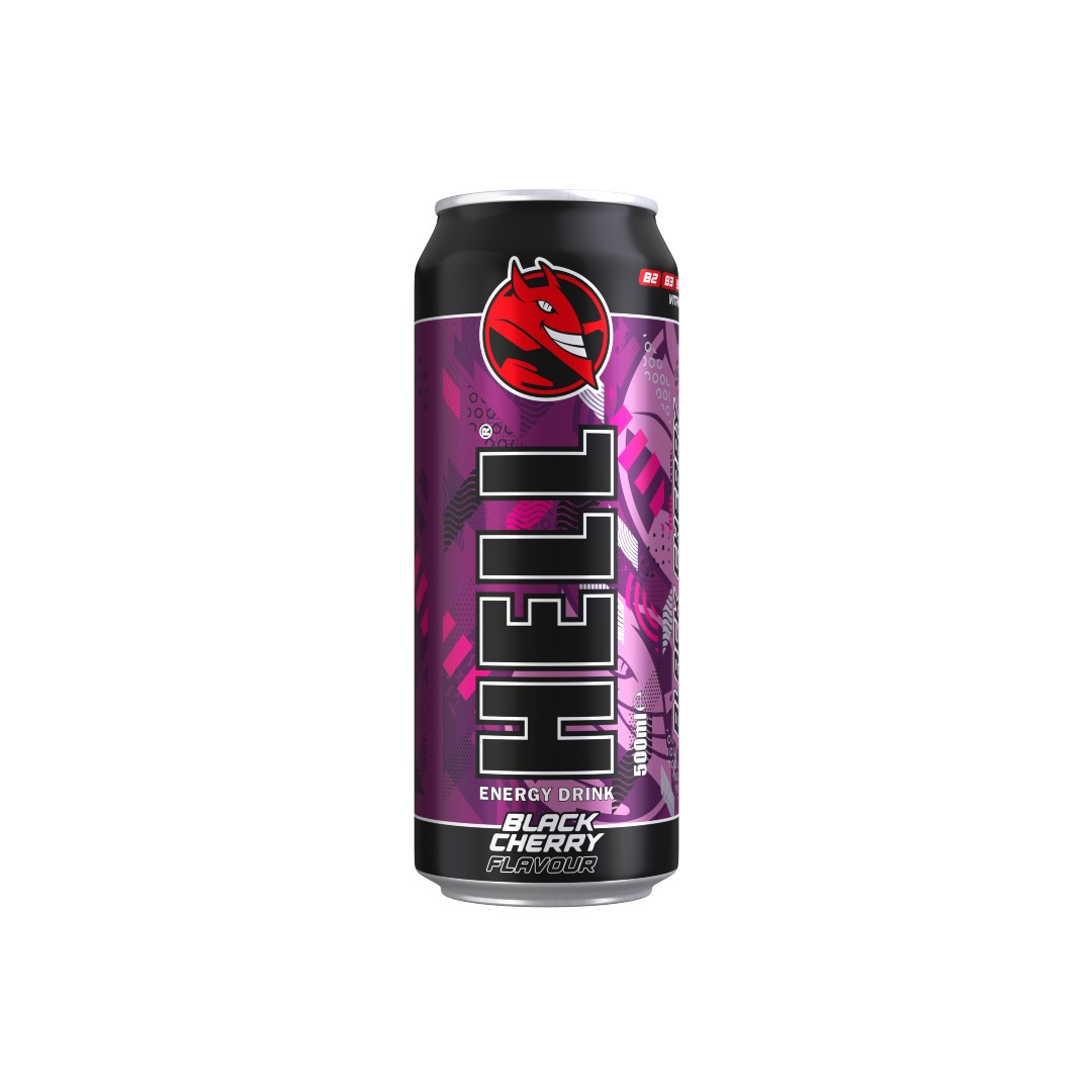 HELL ENERGY DRINK BLACK CHERRY 500ML
