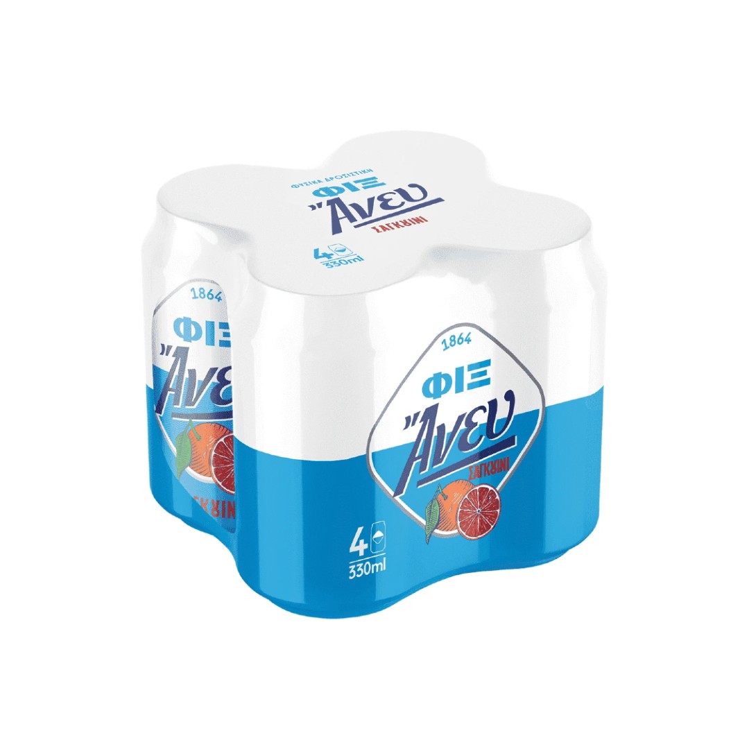 ΦΙΞ ΑΝΕΥ ΜΕ ΣΑΓΚΟΥΙΝΙ    KOYTI 4*330ML