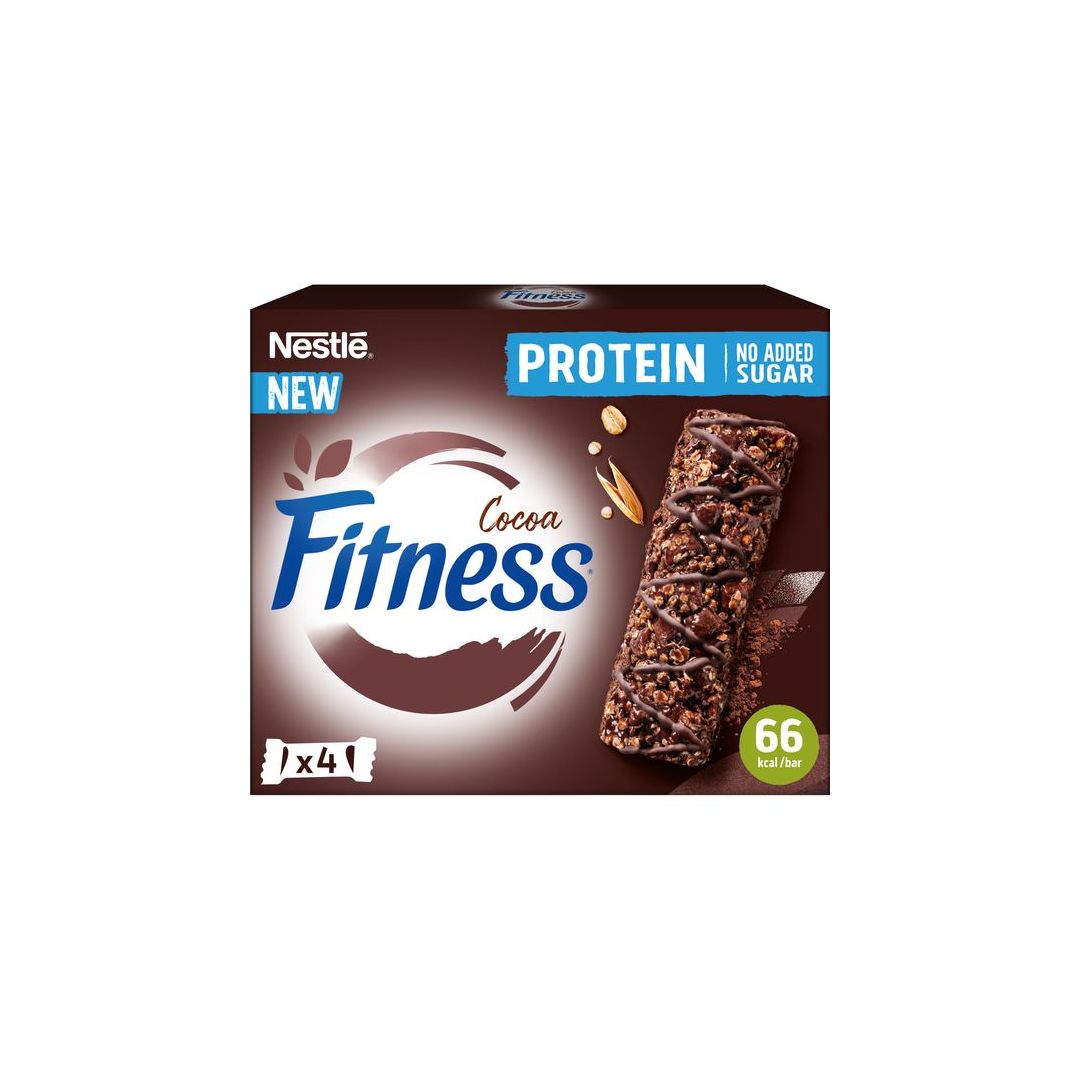 FITNESS BARS PROTEIN COCOA 4*20ΓΡ