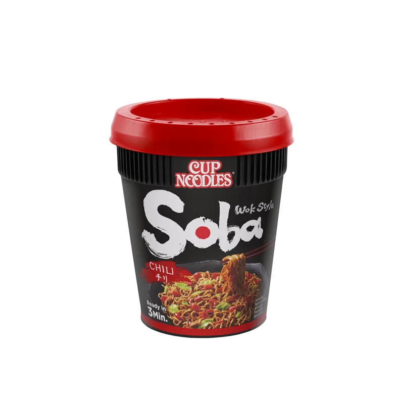 NISSIN SOBA ΝΟΥΝΤΛΣ CUP ΤΣΙΛΙ 92ΓΡ