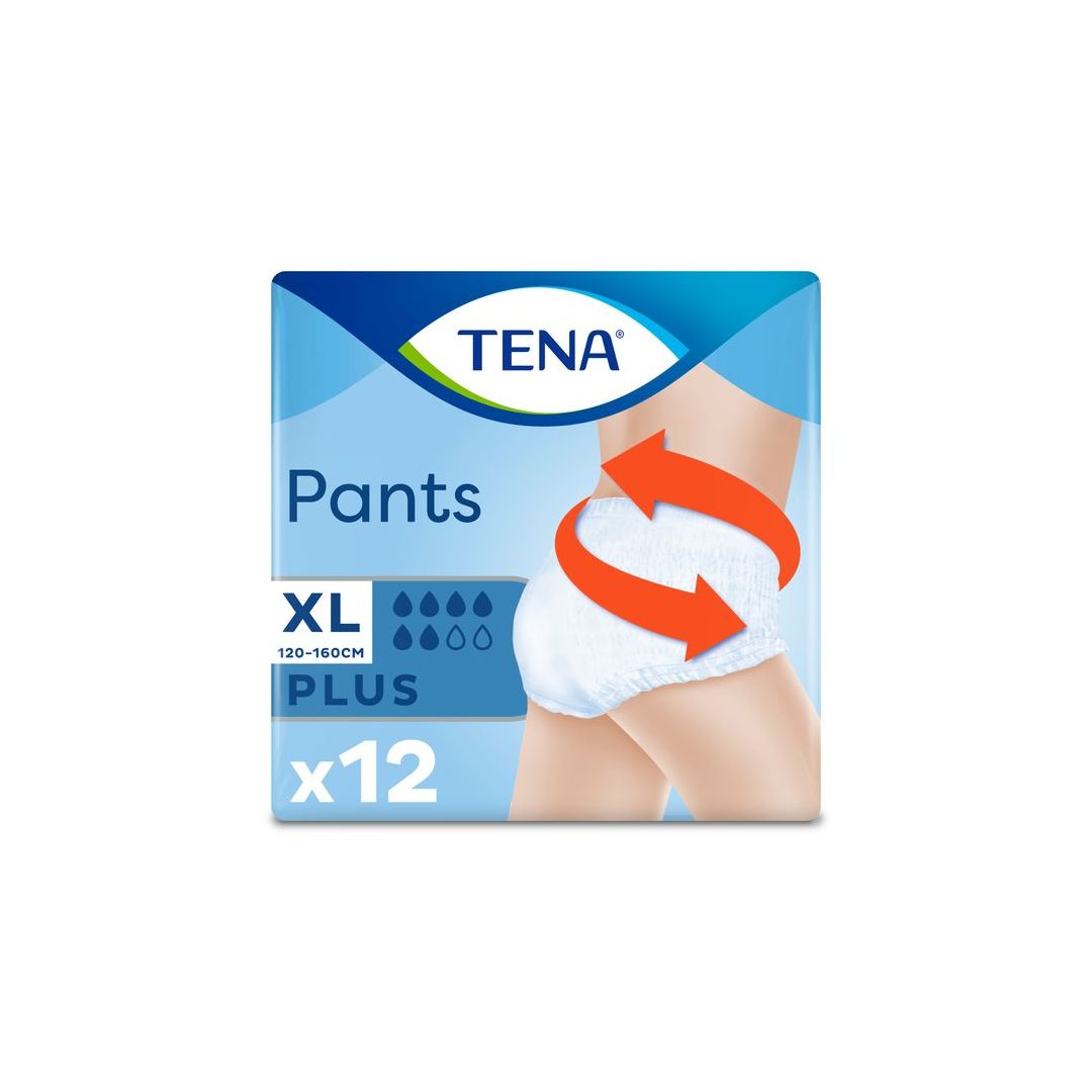 TENA PANTS EXTRA LARGE 12T