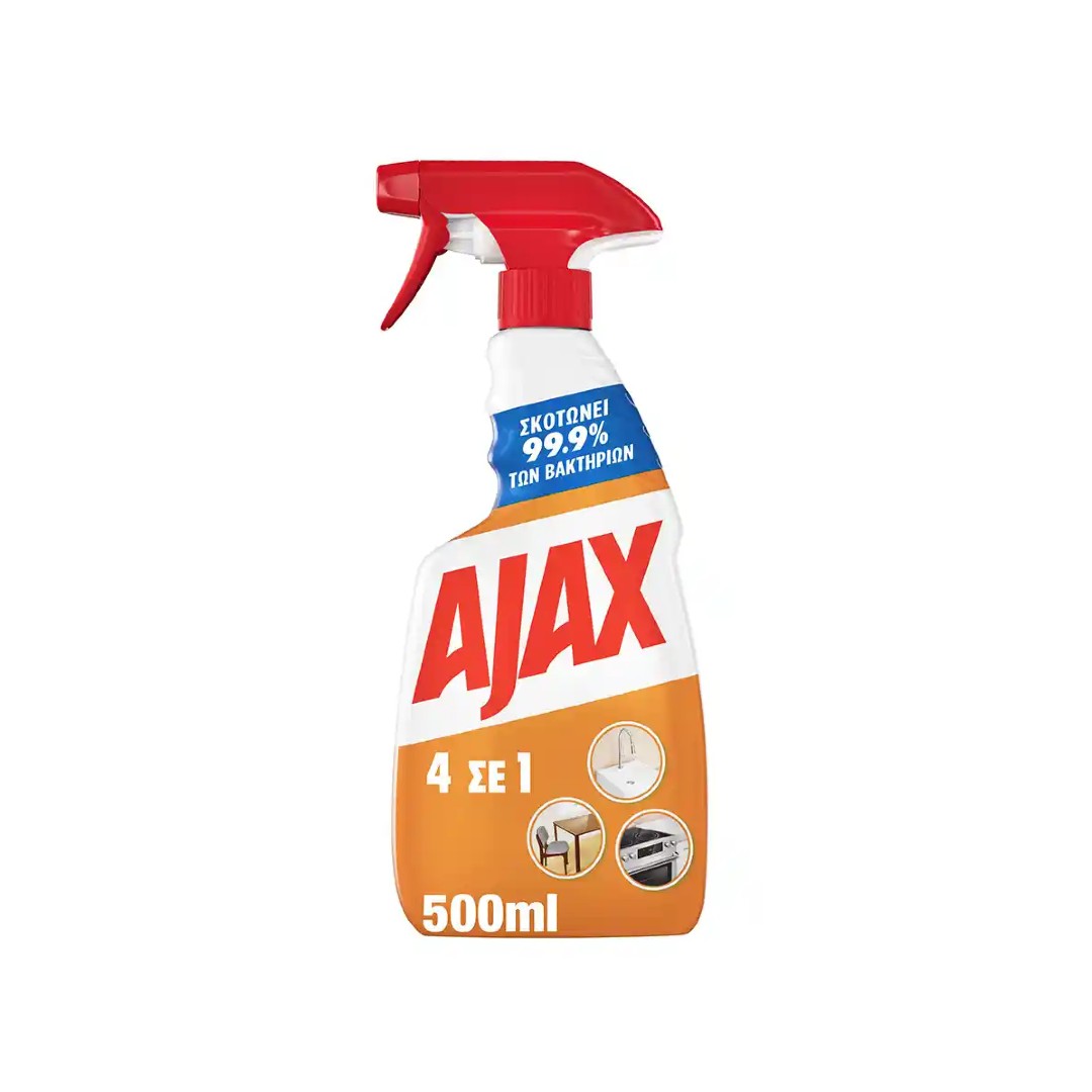 AJAX ΚΑΘΑΡ/ΚΟ ΕΠΙΦΑΝΕΙΩΝ 4ΣΕ1 ΑΝΤΛΙΑ 500ML