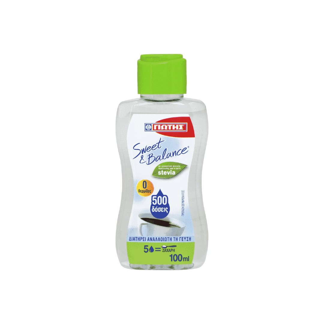 SWEET&BALANCE ΓΛΥΚΑΝΤΙΚΟ ΥΓΡΟ STEVIA 100ML