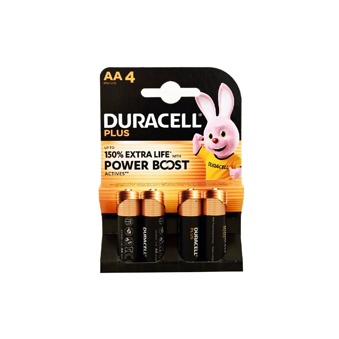DURACELL PLUS ΜΠΑΤΑΡΙΕΣ POWERBOOST AA 4Τ
