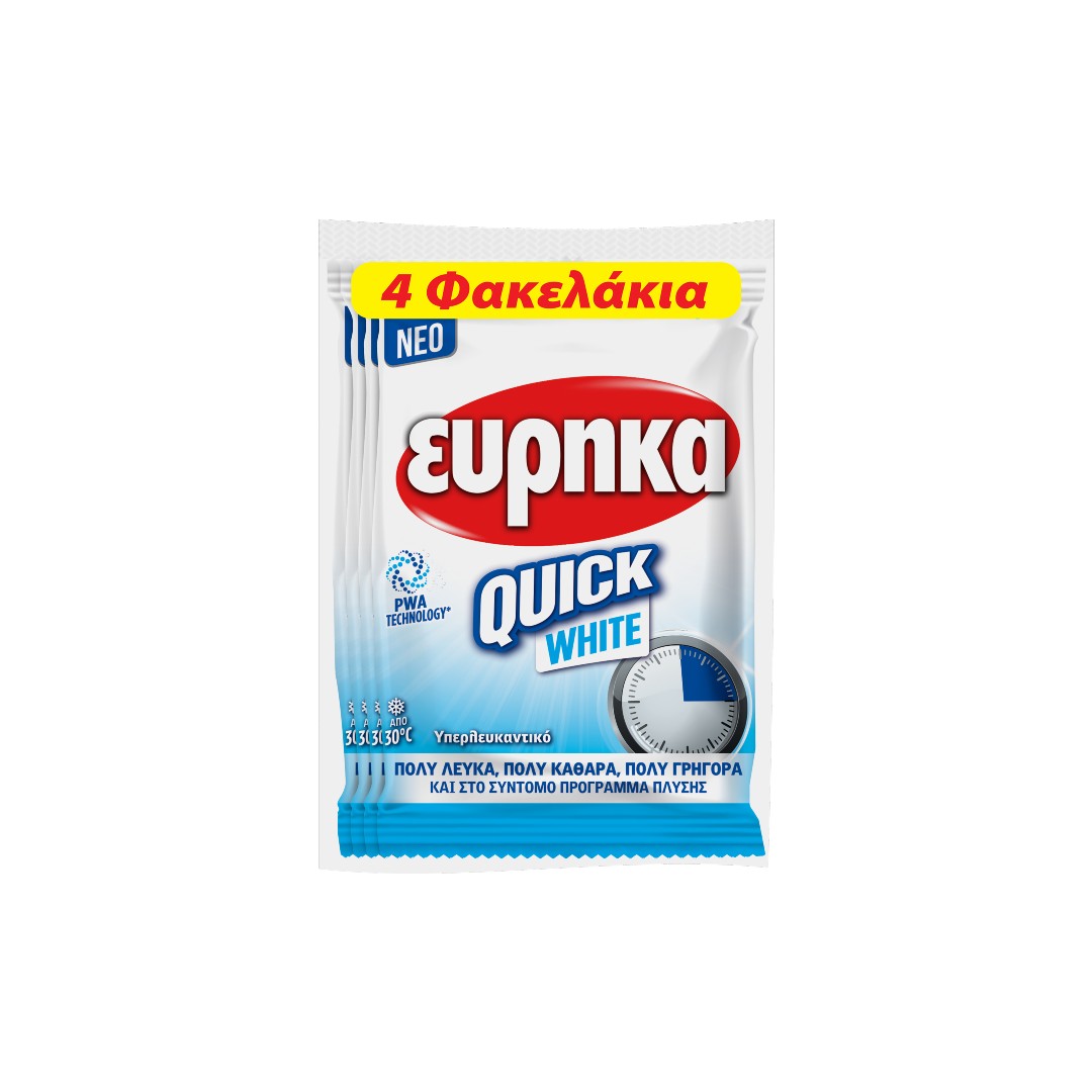 ΕΥΡΗΚΑ ΥΠΕΡ/ΝΤΙΚΟ QUICH WHITE ΣΚΟΝΗ 4*50ΓΡ