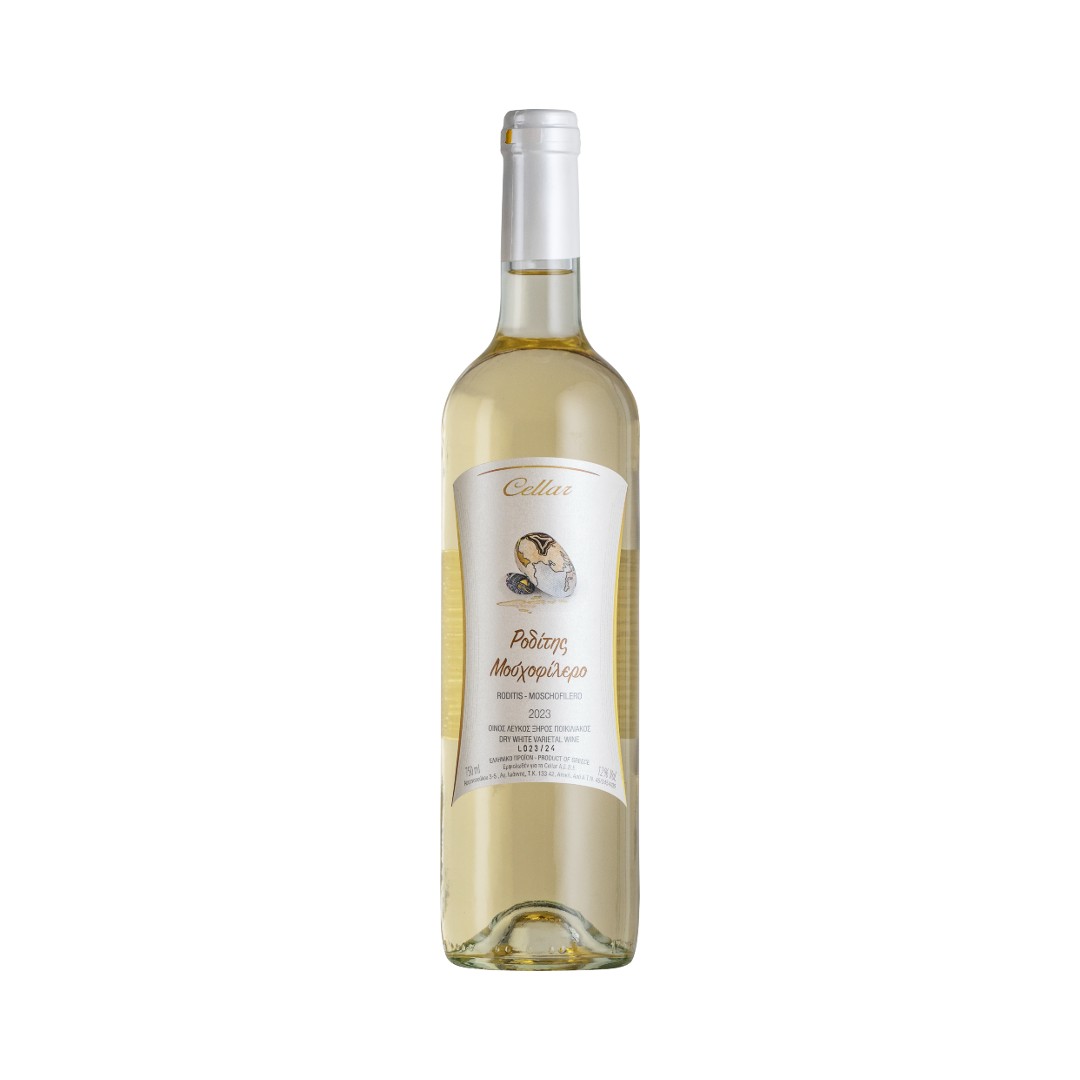CELLAR ΟΙΝΟΣ SELECT ΡΟΔΙΤΗΣ-ΜΟΣΧΟΦΙΛ.ΛΕΥΚΟΣ 750ML