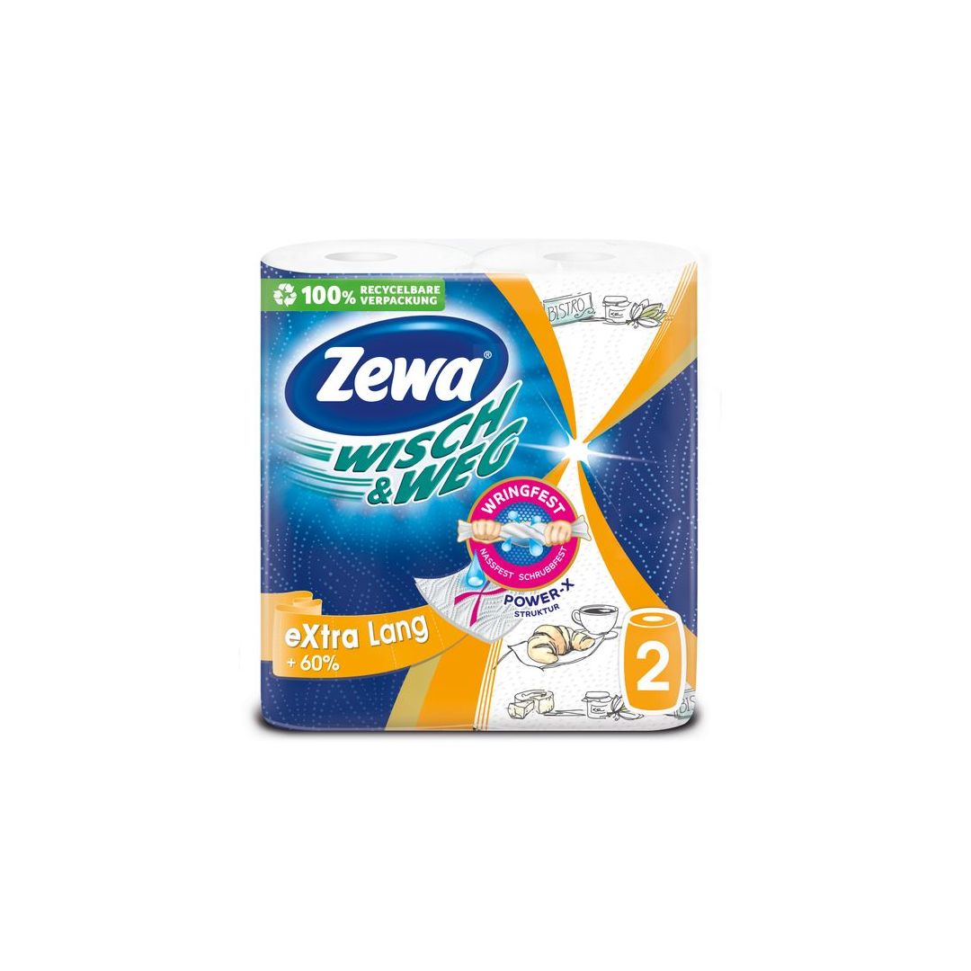 ZEWA ΧΑΡΤΙ ΚΟΥΖΙΝΑΣ W&W EXTRA LONG 2ΠΛΟ 376ΓΡ