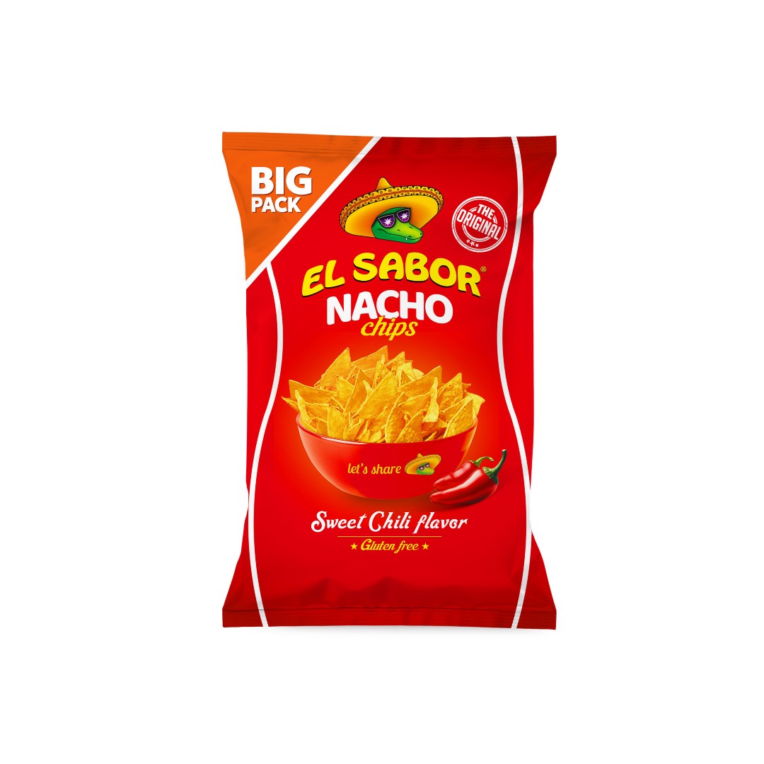 EL SABOR NACHO CHIPS CHILLI Χ.ΓΛ. 180ΓΡ